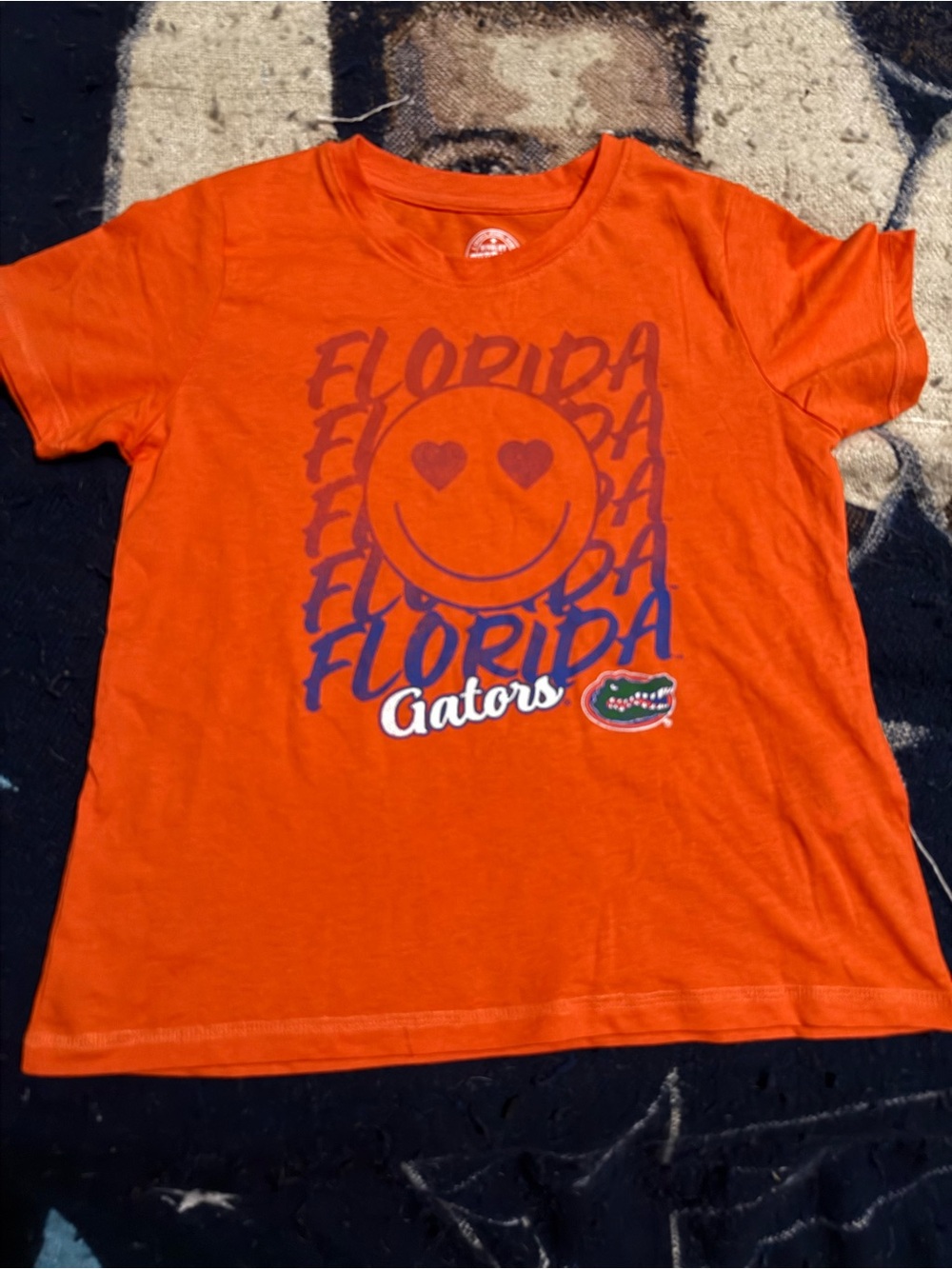 Rivalry Threads Orange Florida Gators Smile Graphic Tee